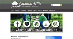 Desktop Screenshot of colonial-hills.org