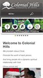Mobile Screenshot of colonial-hills.org
